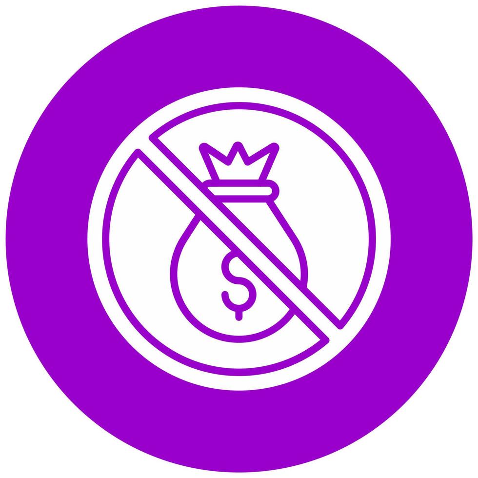 Bribery Vector Icon Style