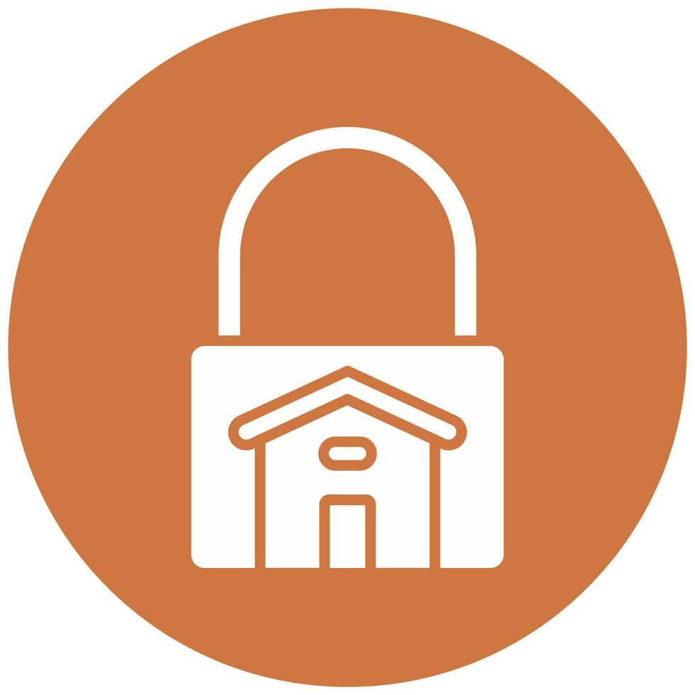 Lockdown Vector Icon Style