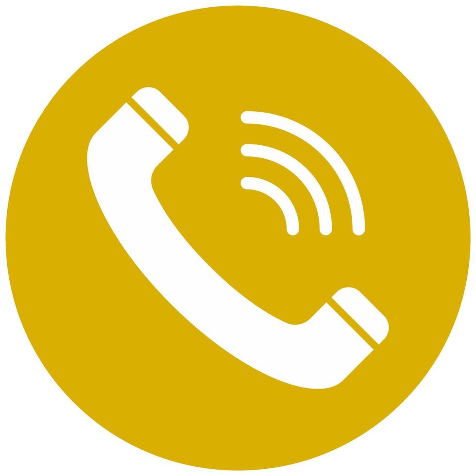 Phone Call Vector Icon Style