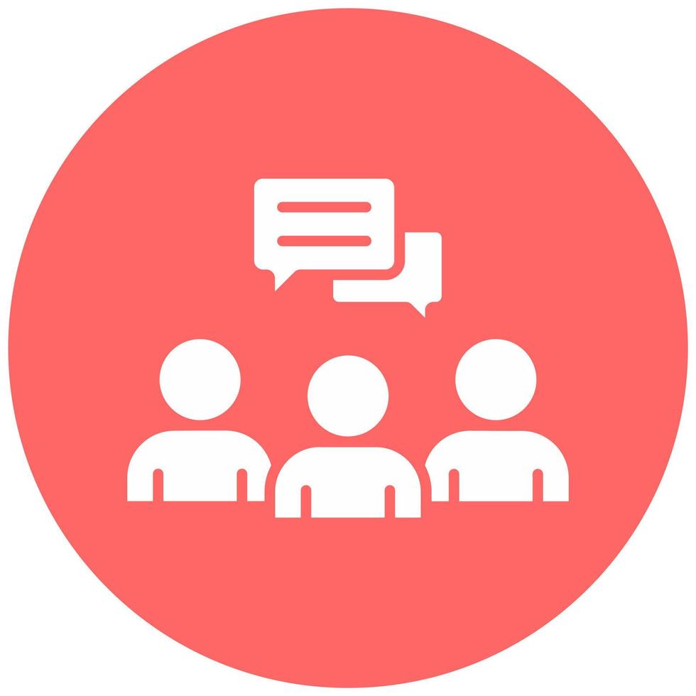 Discussion Vector Icon Style 22197888 Vector Art at Vecteezy