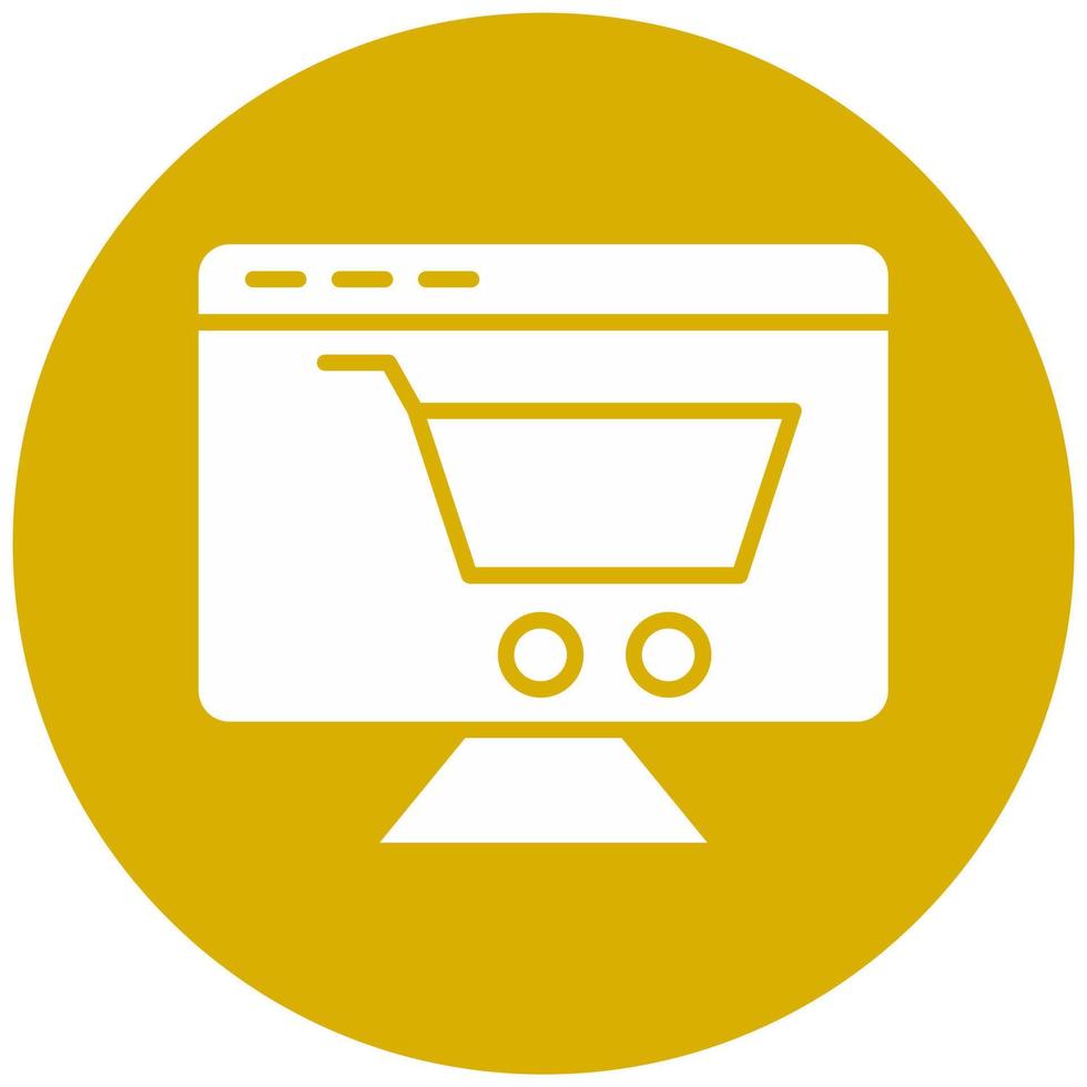 Ecommerce Platform Vector Icon Style