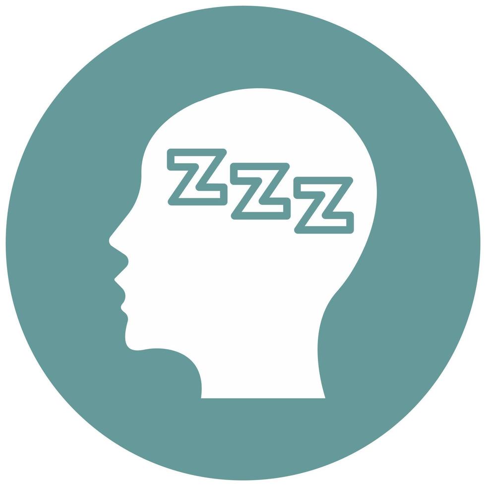 Fatigue Vector Icon Style