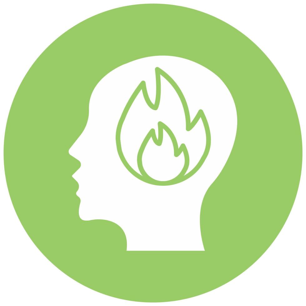 Burnout Vector Icon Style