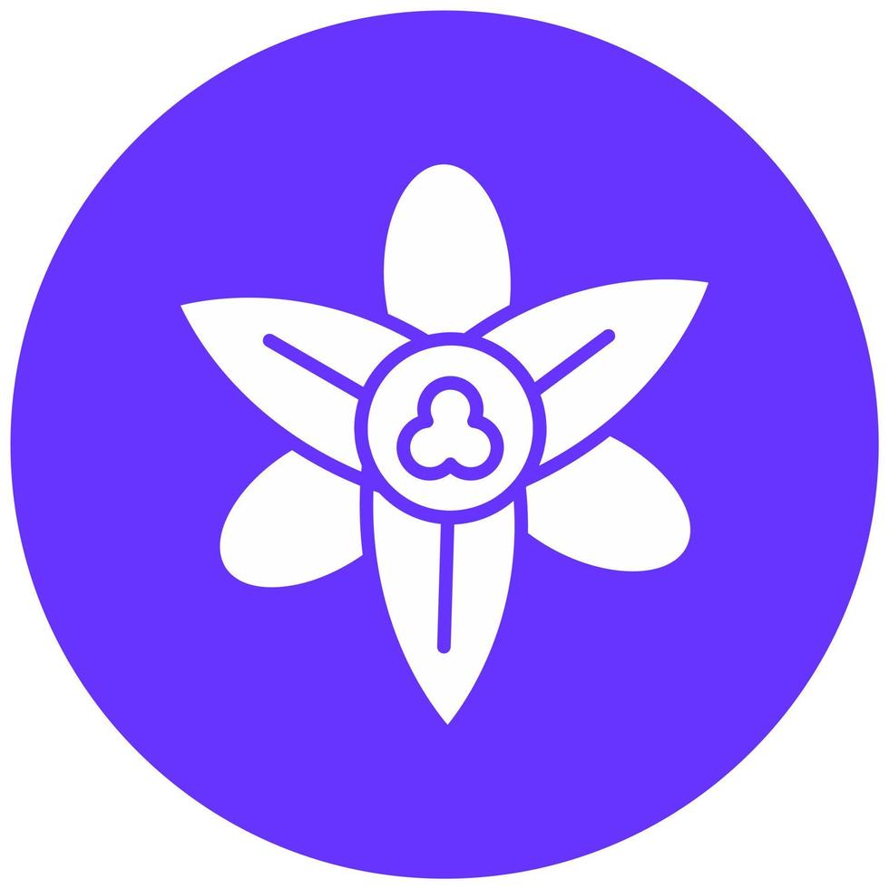 Freesia Vector Icon Style