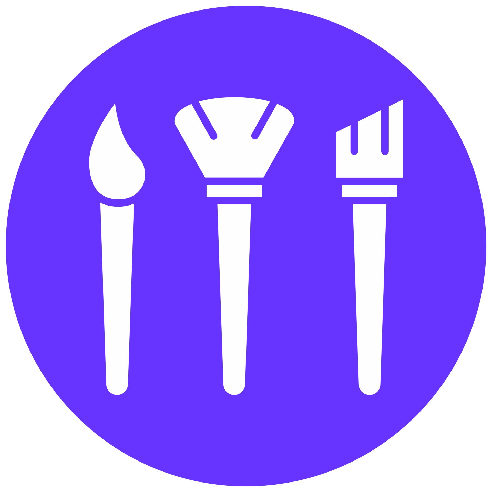 Brushes Vector Icon Style 22198444 Vector Art at Vecteezy