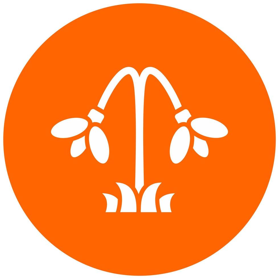 Snowdrop Vector Icon Style
