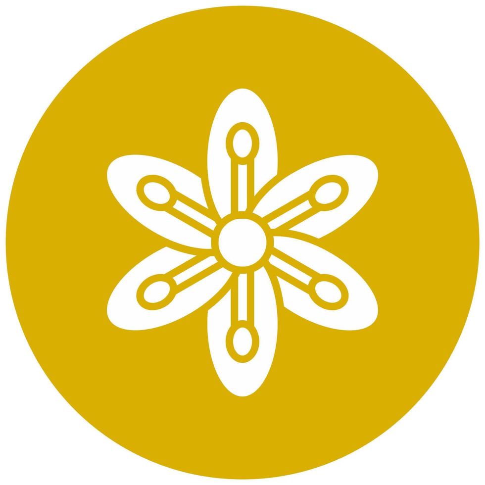 Tiger Lily Vector Icon Style