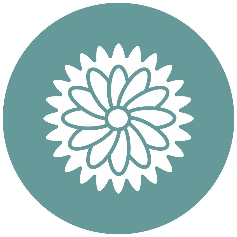 Chamomile Vector Icon Style