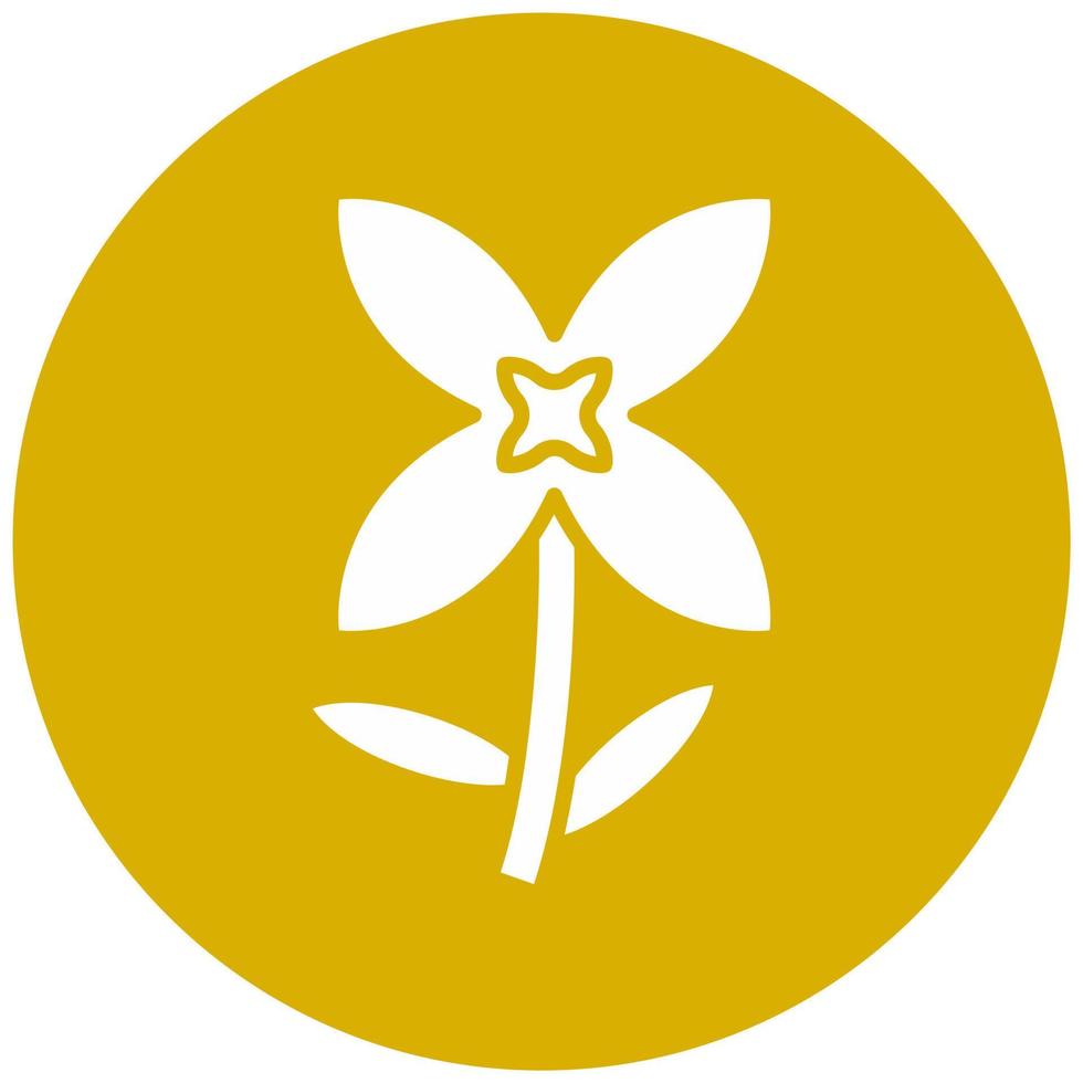 Bouvardia Vector Icon Style