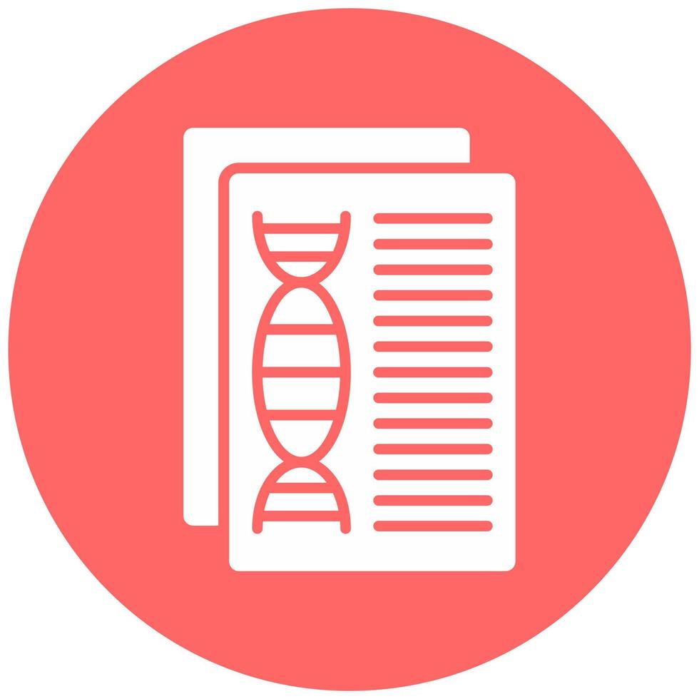 Genetic Data Vector Icon Style