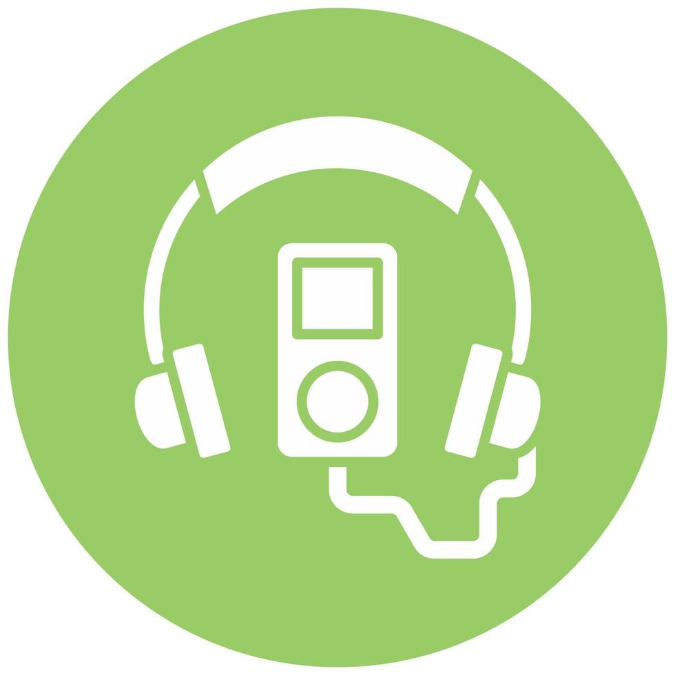 Audio Guide Vector Icon Style