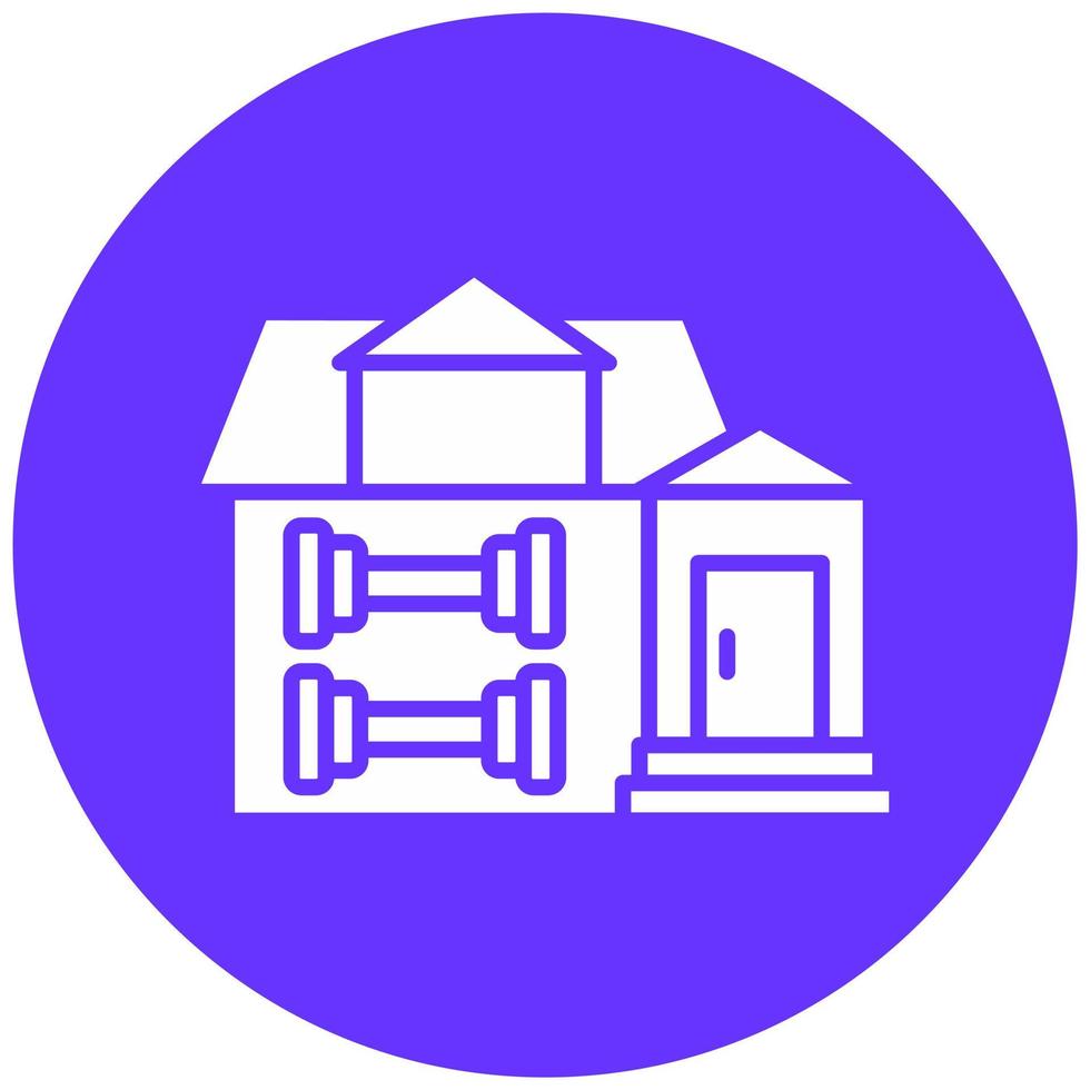Home Workout Vector Icon Style