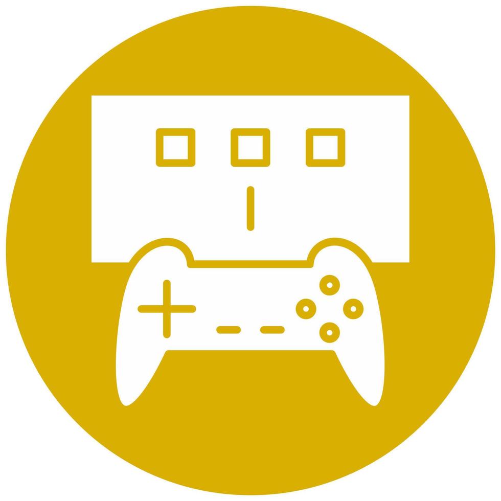 Console Game Vector Icon Style