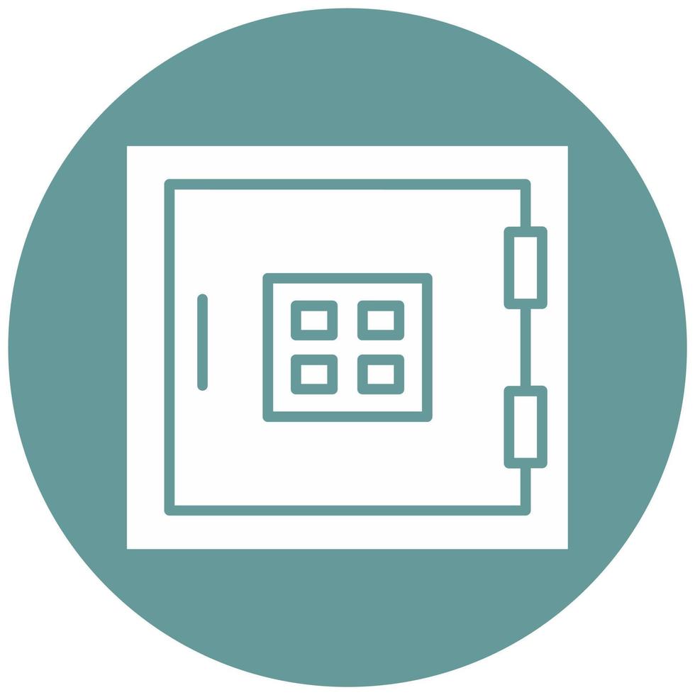 Safe Box Vector Icon Style