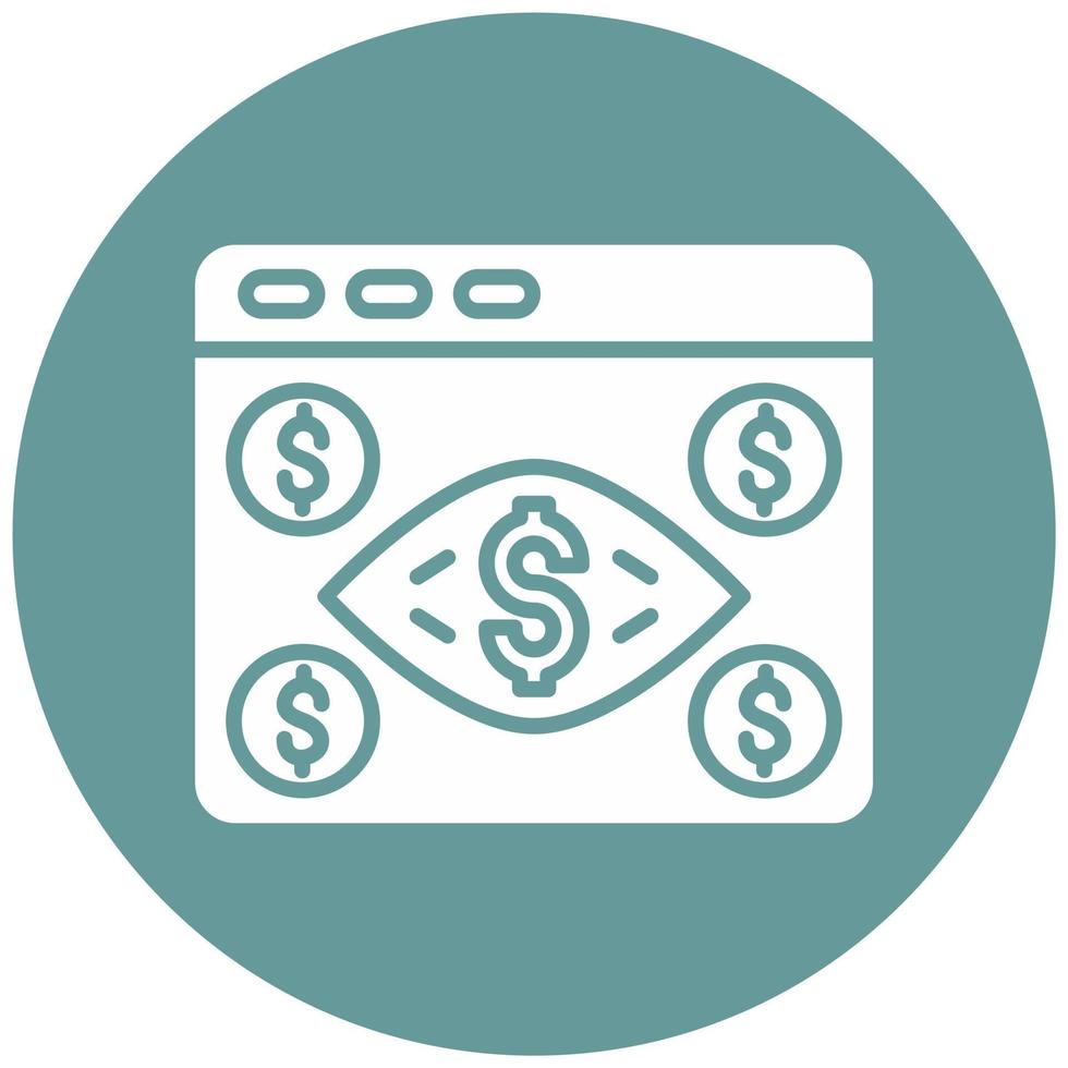 Cost Per Mille Vector Icon Style