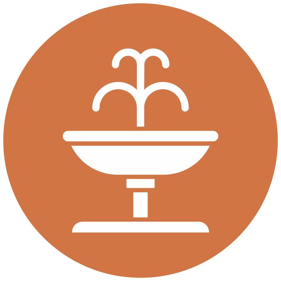 Fountain Vector Icon Style