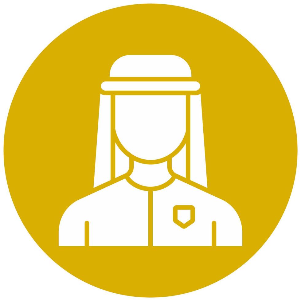 Arab Man Vector Icon Style