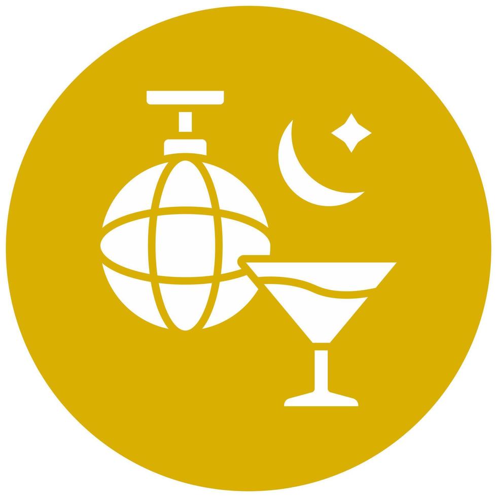 Nightlife Vector Icon Style