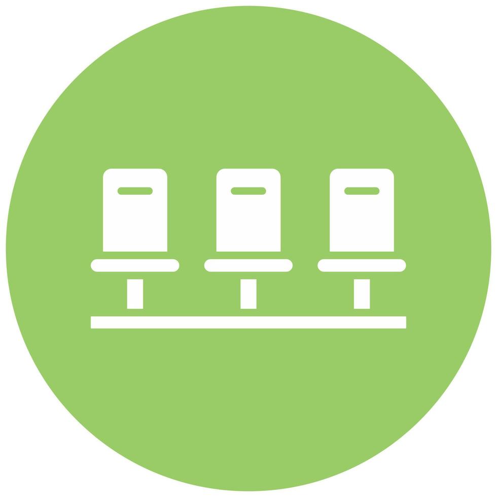 Seating Vector Icon Style
