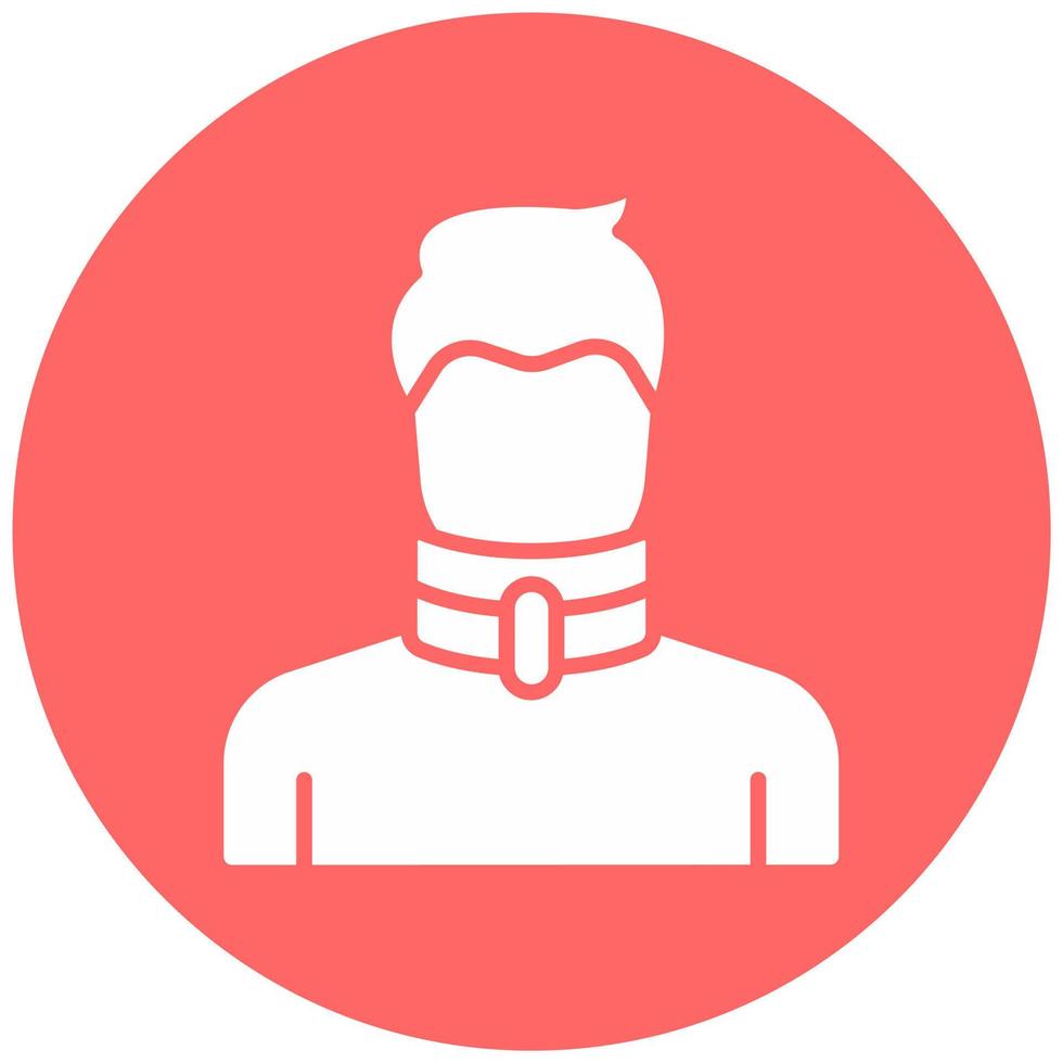 Broken Neck Vector Icon Style