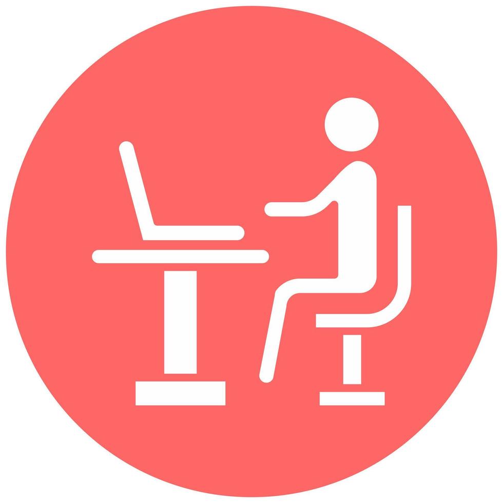 Working on Computer Vector Icon Style