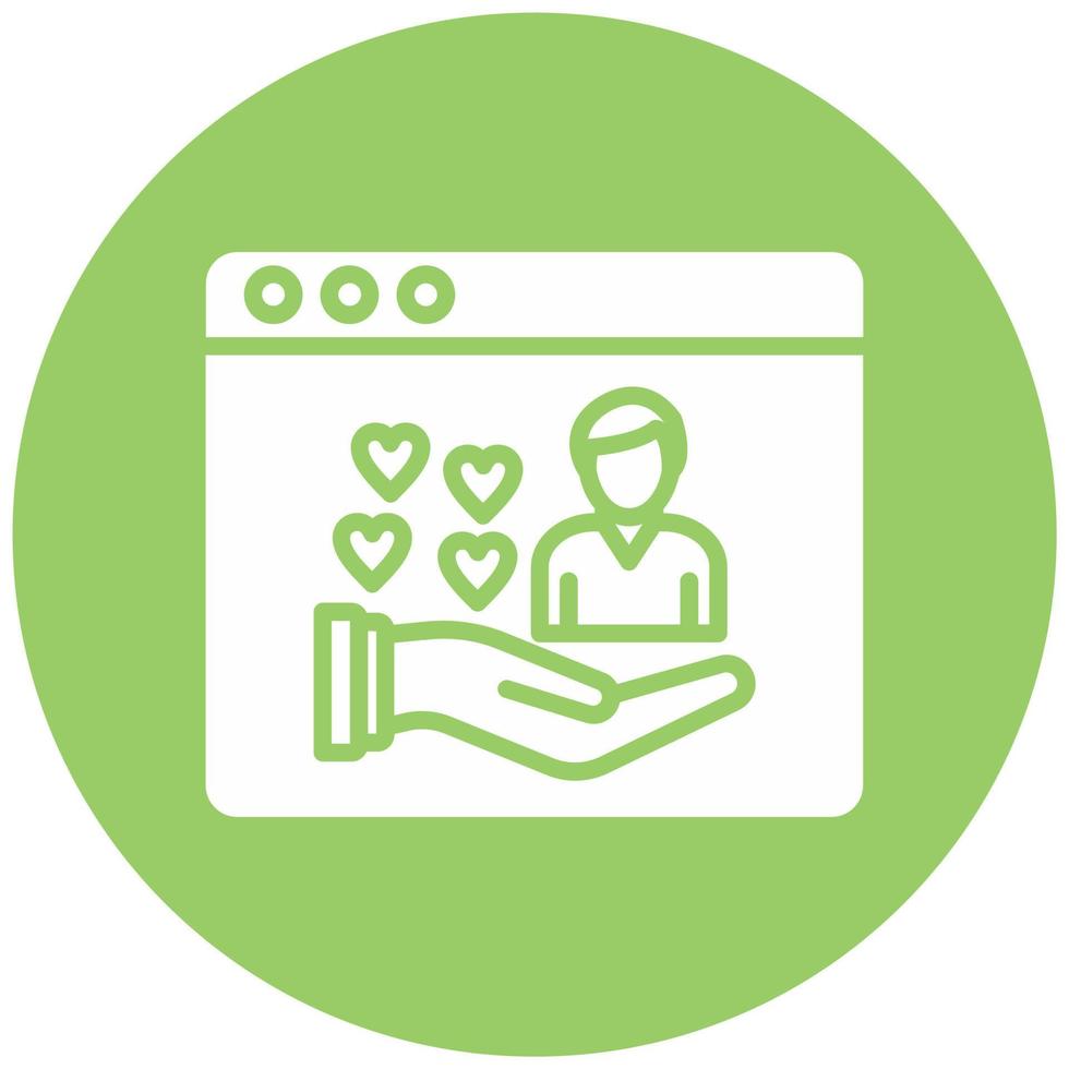 Personalized Web Store Vector Icon Style