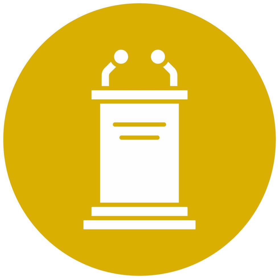 Pulpit Vector Icon Style