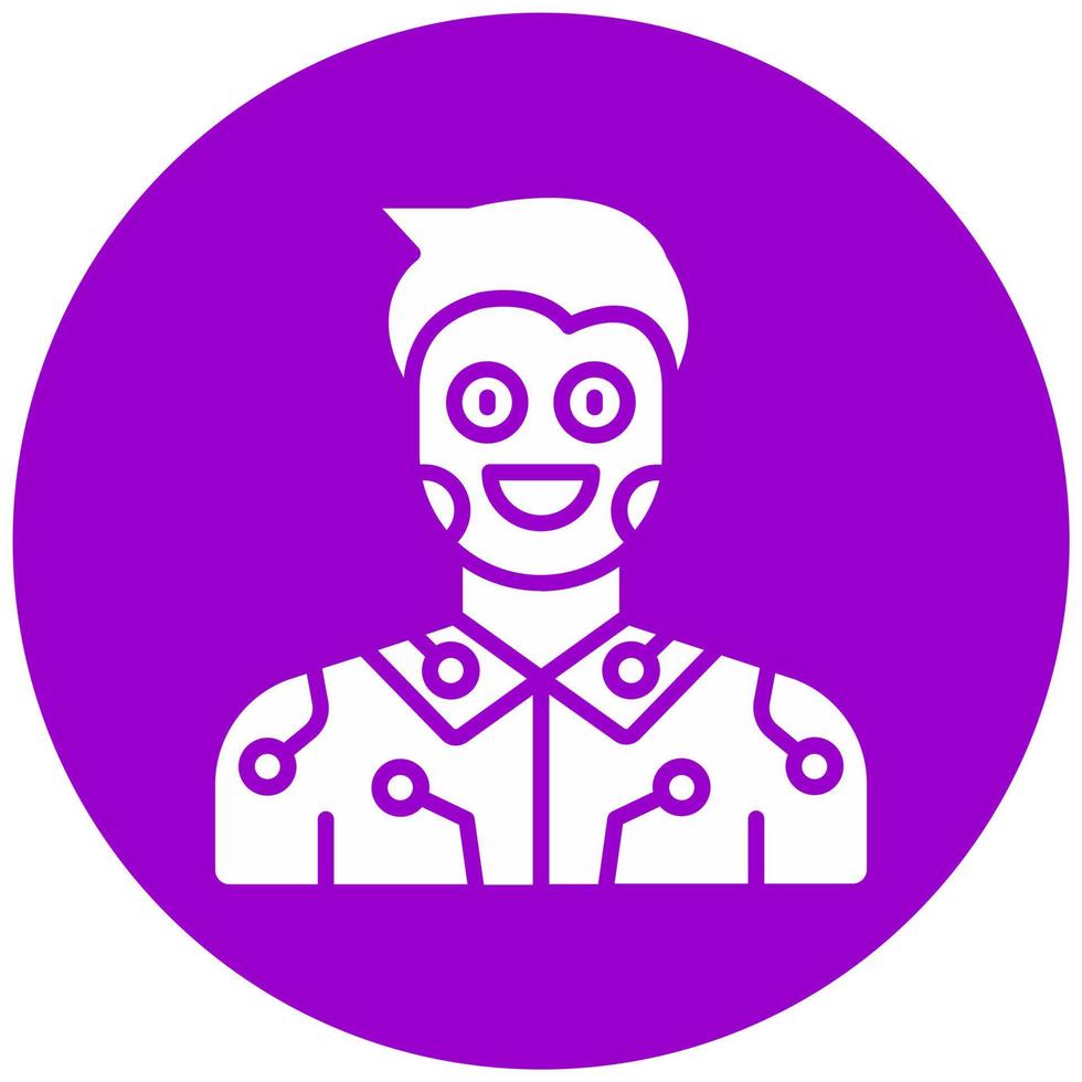 Humanoid Vector Icon Style