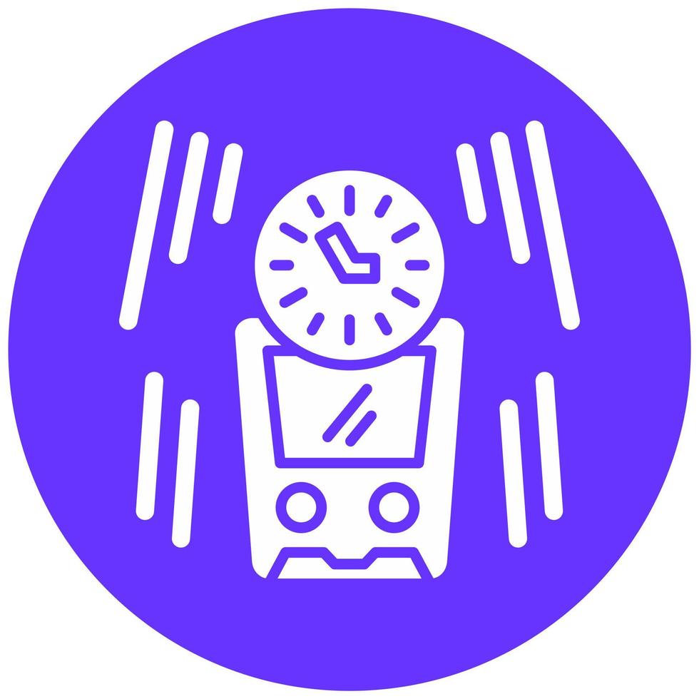 High Speed Travel Vector Icon Style