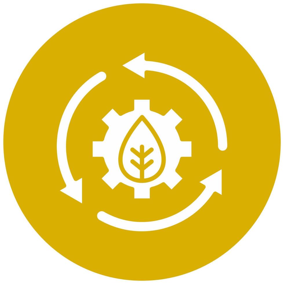 Sustainable Energy Vector Icon Style
