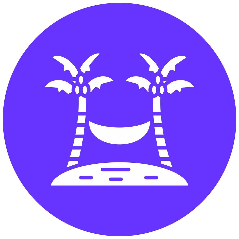 Hammock Vector Icon Style