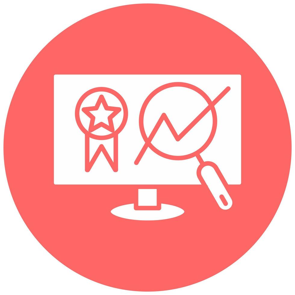 Brand Monitoring Vector Icon Style