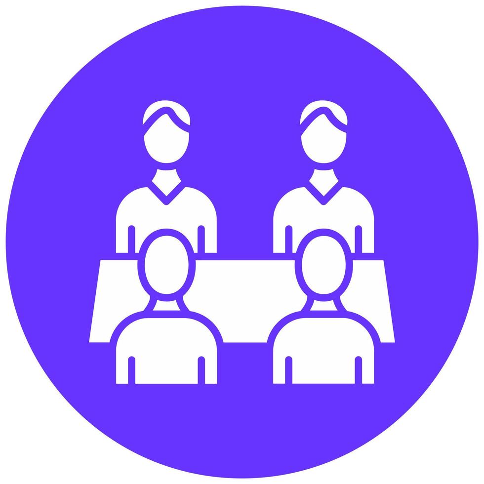 Board Of Directors Vector Icon Style