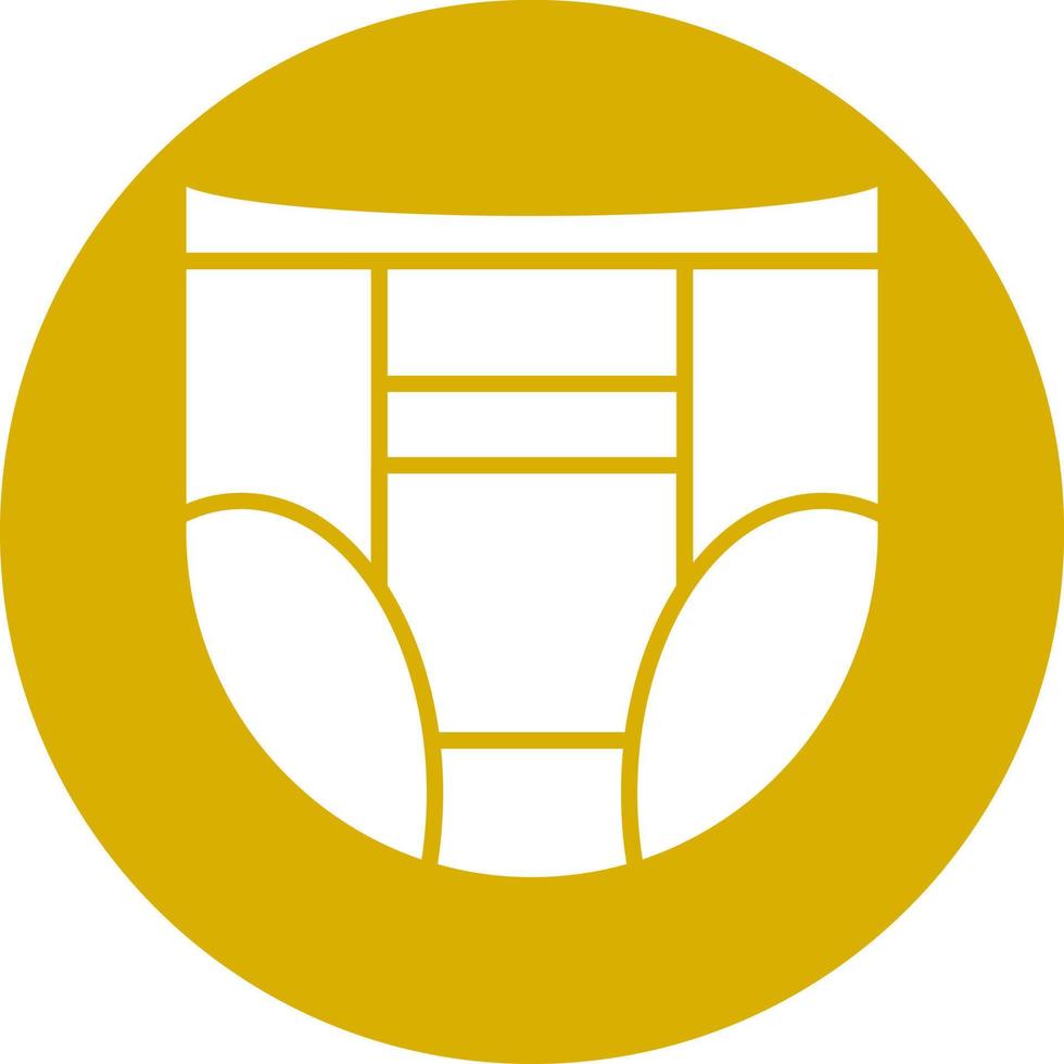 Diaper Vector Icon Style