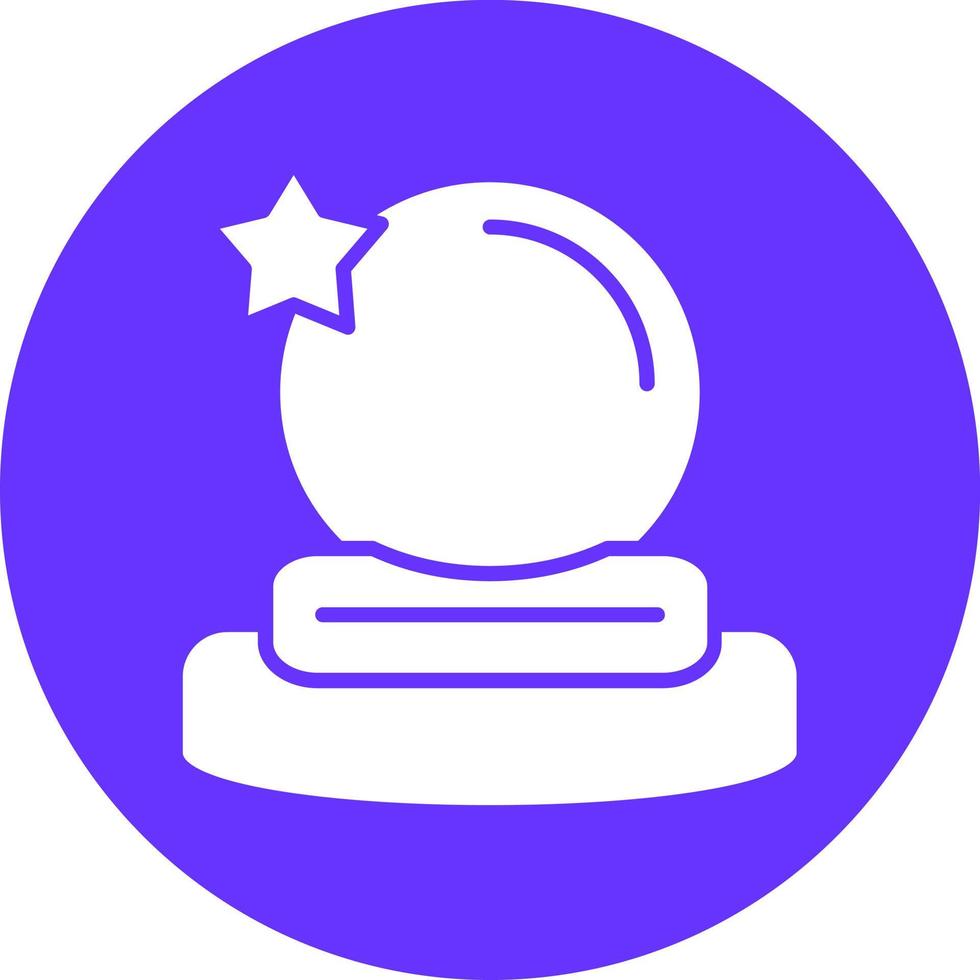 Crystal Ball Vector Icon Style