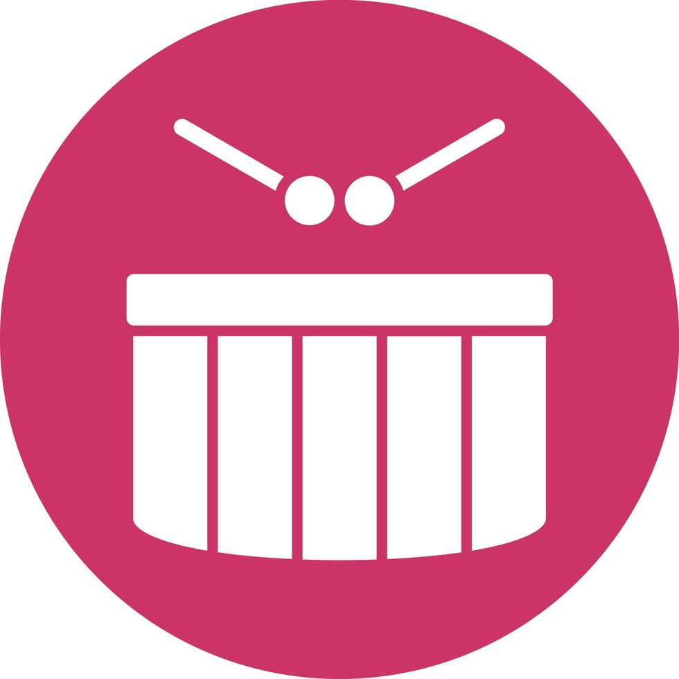 Drum Vector Icon Style