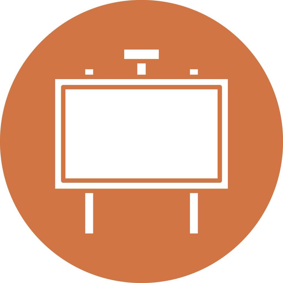 Signboard Vector Icon Style