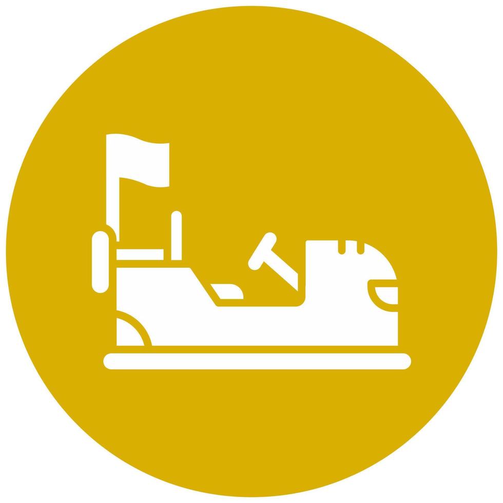 Bumper Cars Vector Icon Style