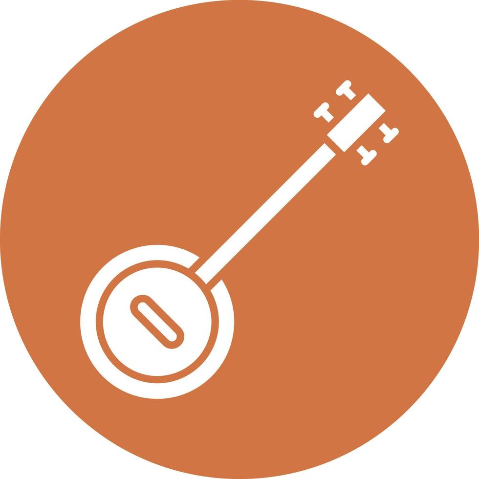 Banjo Vector Icon Style