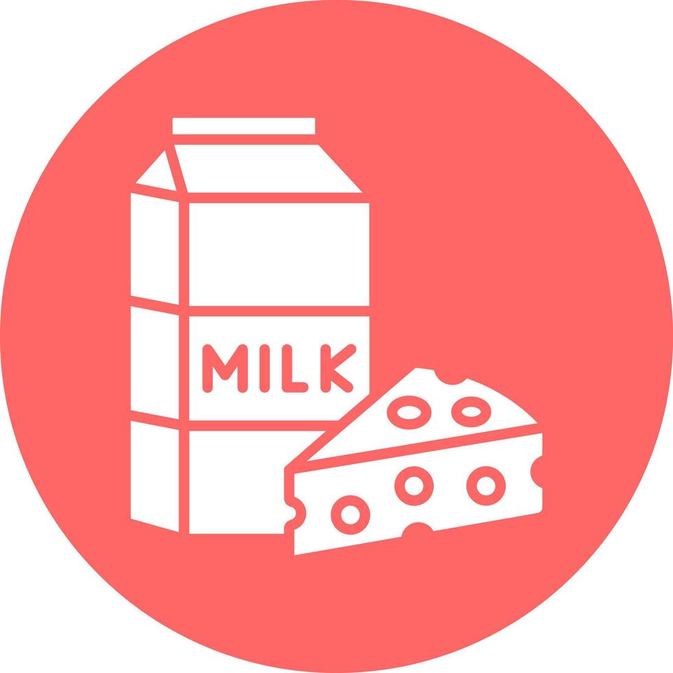 Dairy Item Vector Icon Style