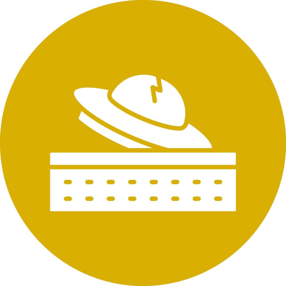 Spaceship Crash Vector Icon Style