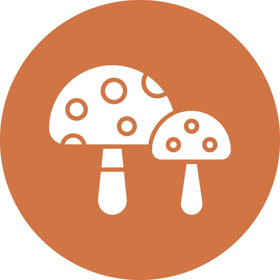 Fungi Vector Icon Style