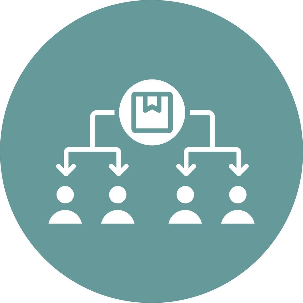 Distribution Vector Icon Style