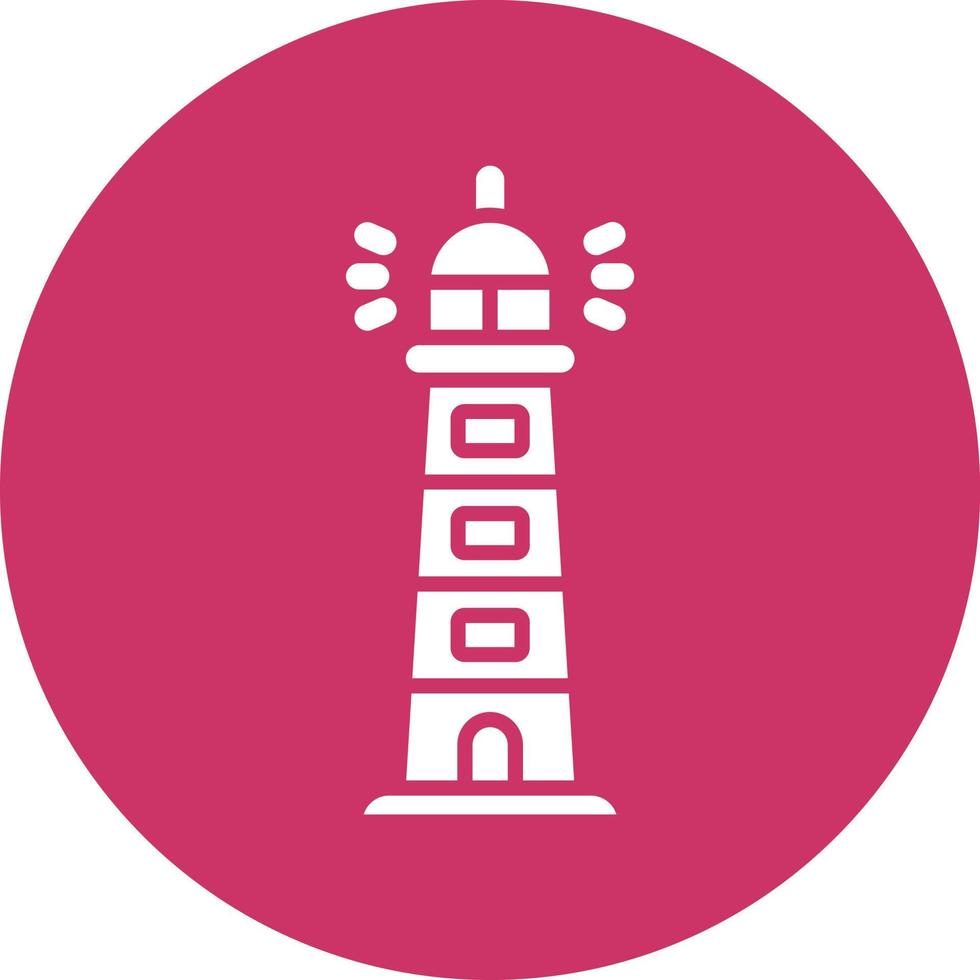 Lighthouse Vector Icon Style