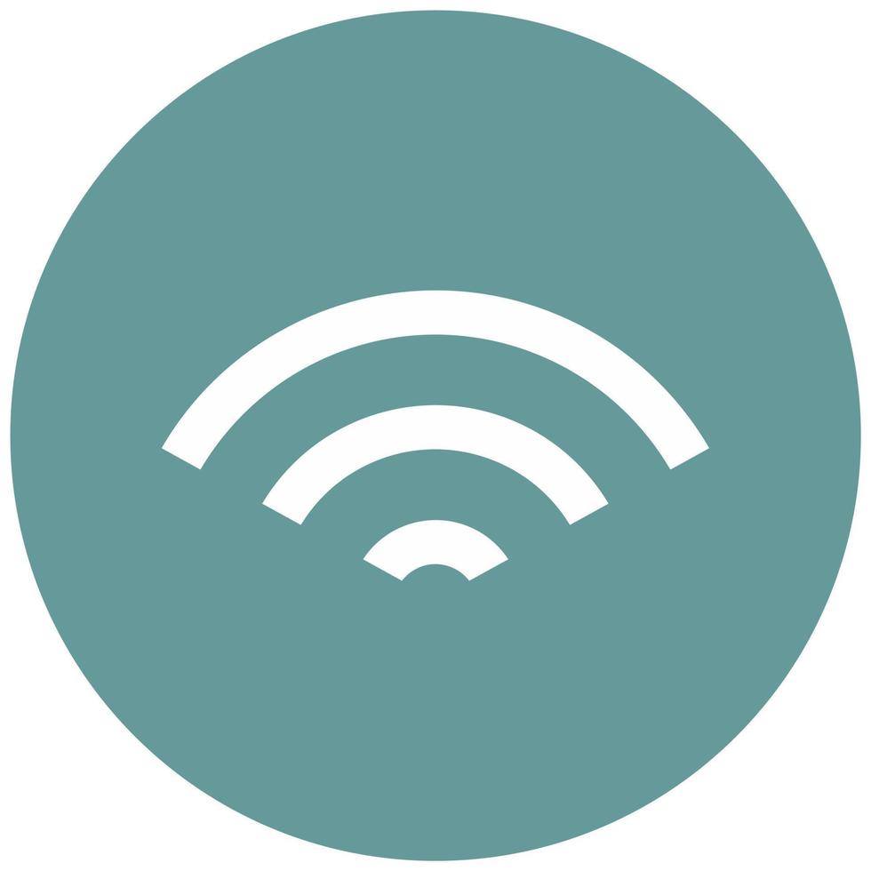 Wifi Connection Vector Icon Style