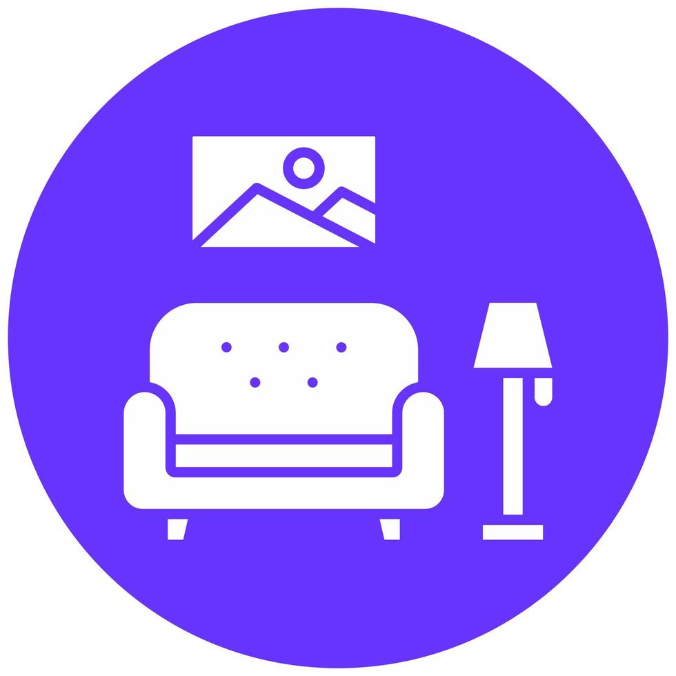 Living Room Vector Icon Style