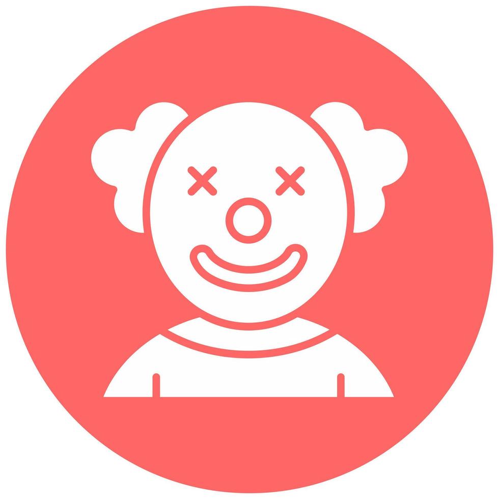 Clown Vector Icon Style