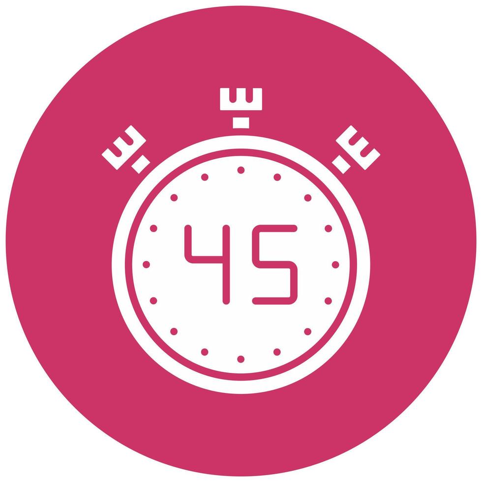 Half Time Vector Icon Style