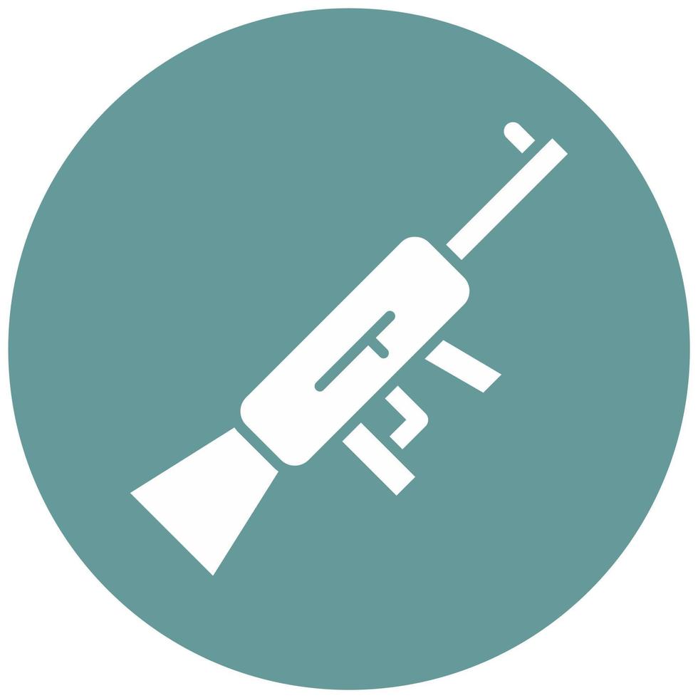 Gun Vector Icon Style