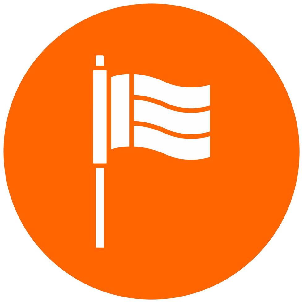 Dubai Flag Vector Icon Style